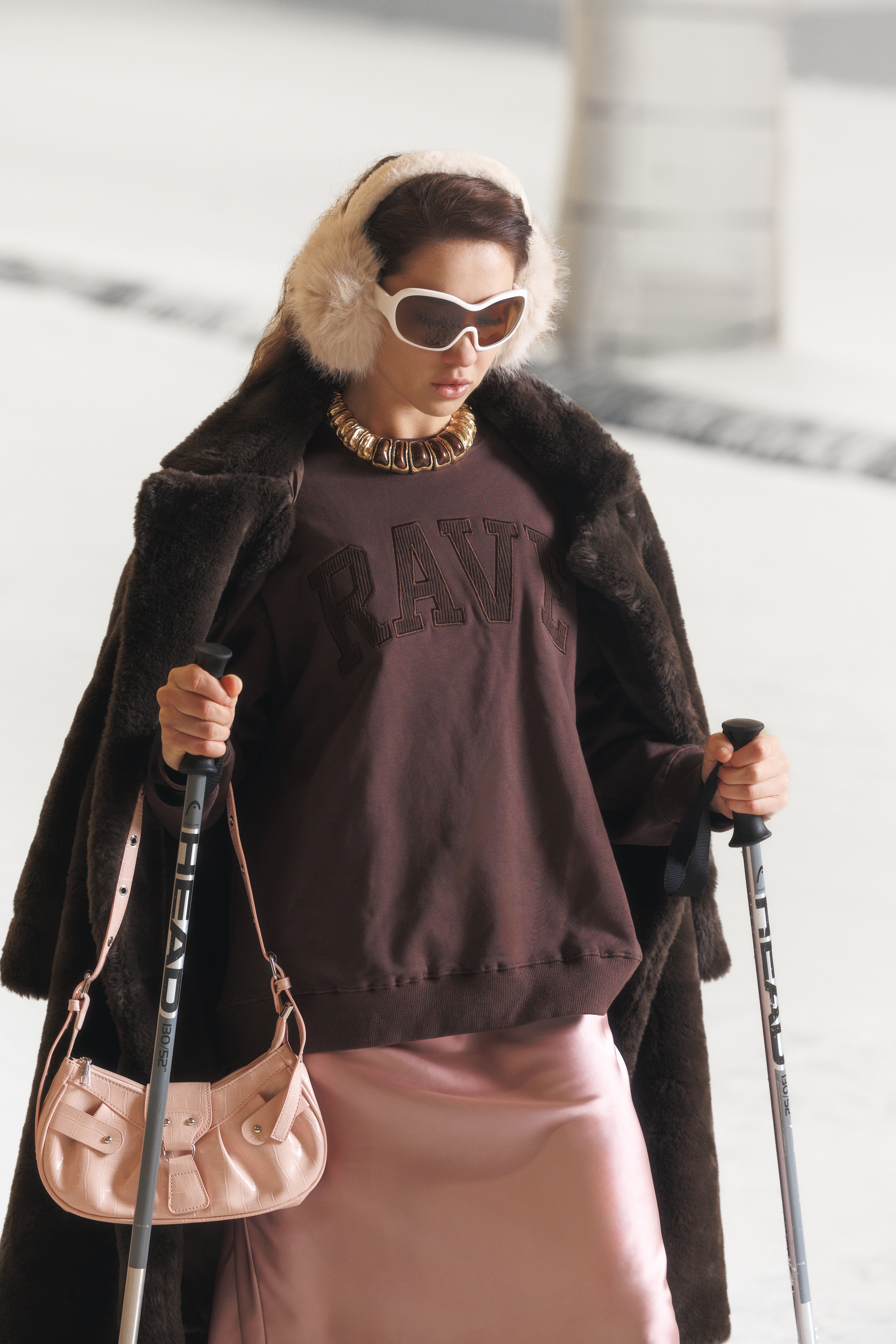 OVERSIZED RAVE - CHOCOLATE CORDUROY PATCH