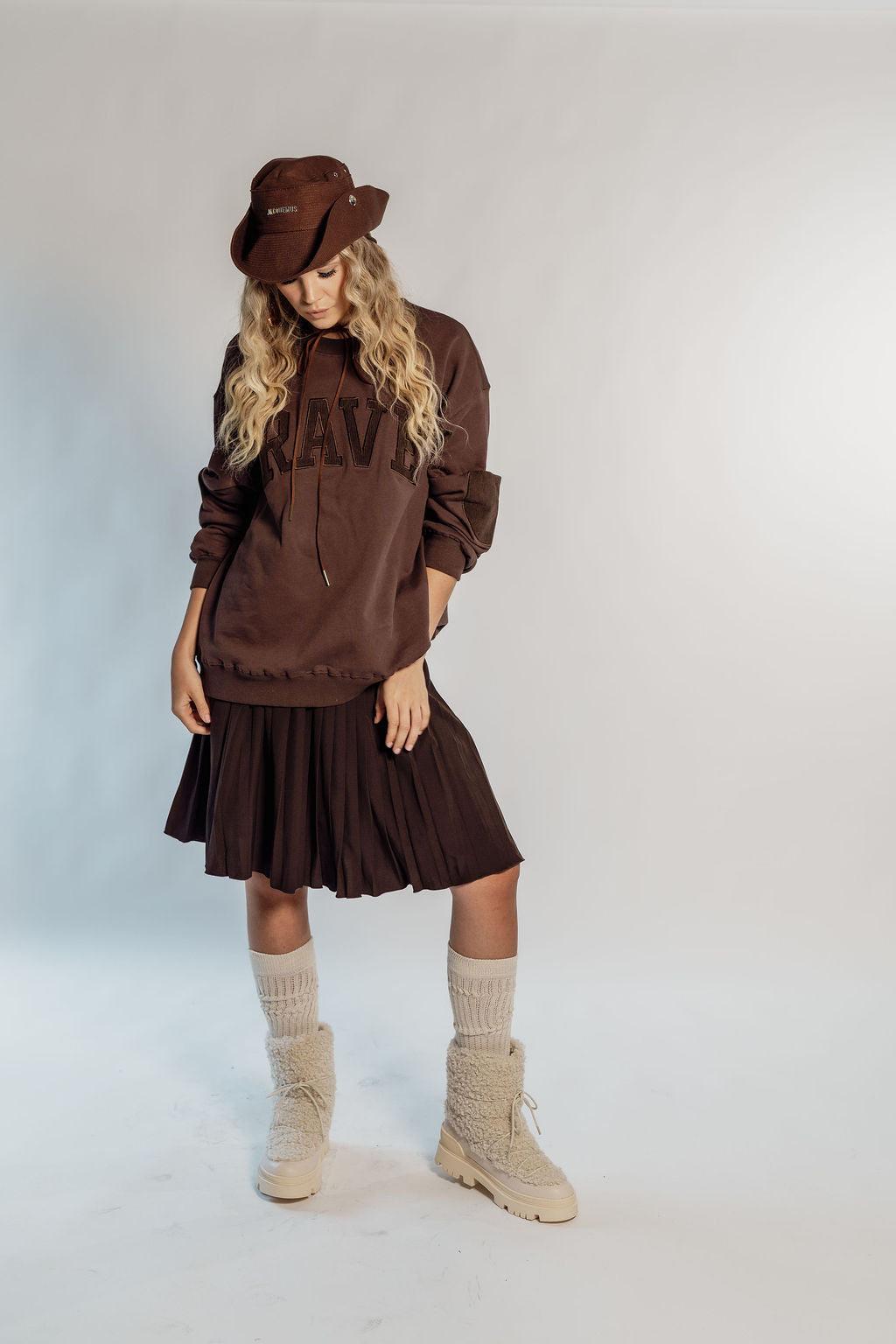 OVERSIZED RAVE - CHOCOLATE CORDUROY PATCH