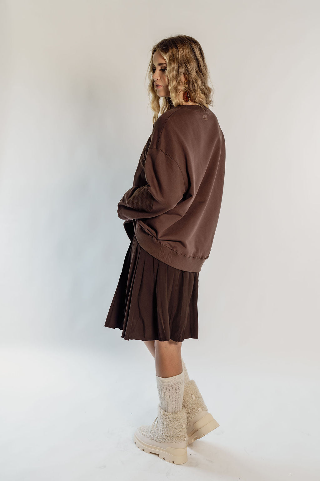 OVERSIZED RAVE - CHOCOLATE CORDUROY PATCH