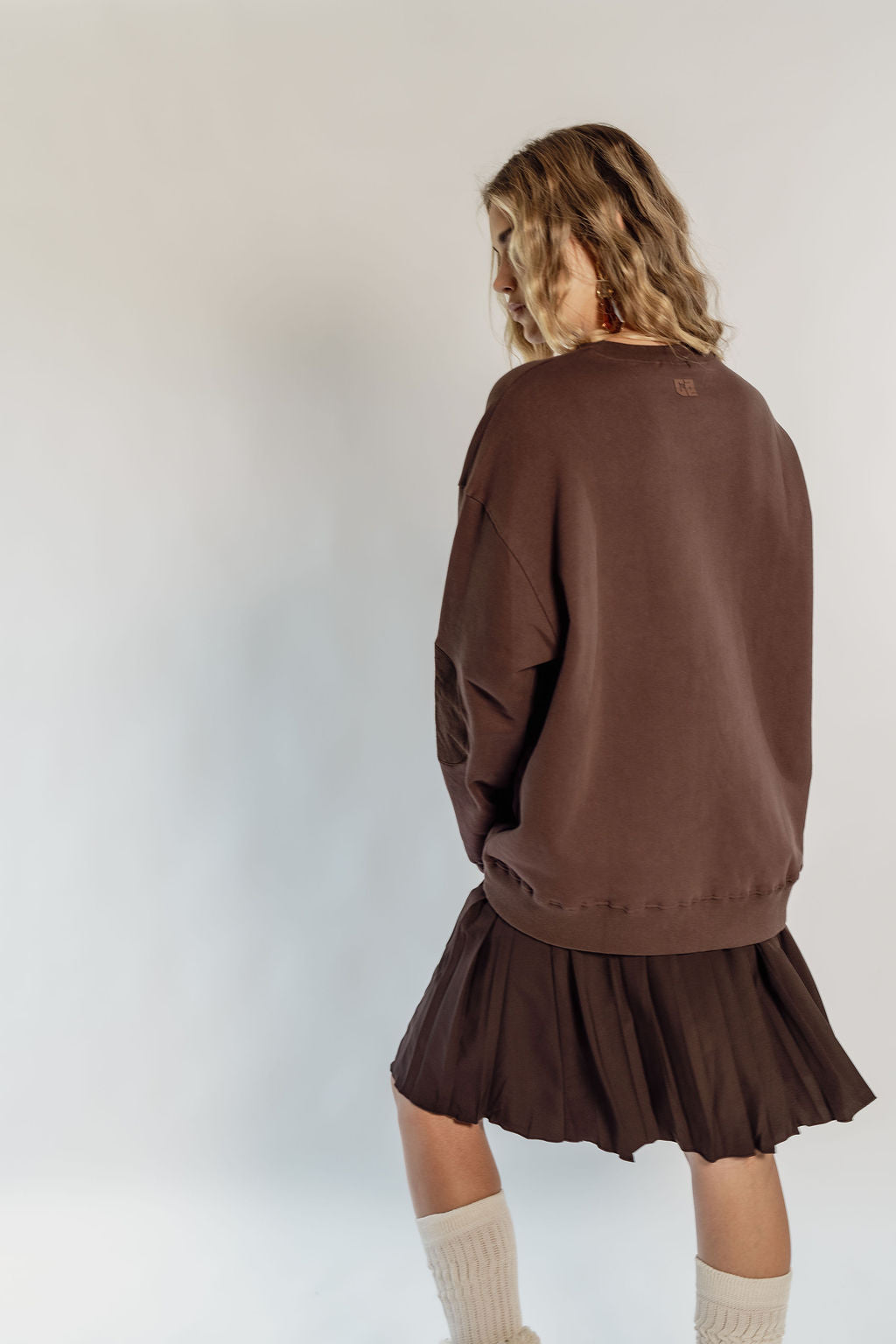 OVERSIZED RAVE - CHOCOLATE CORDUROY PATCH