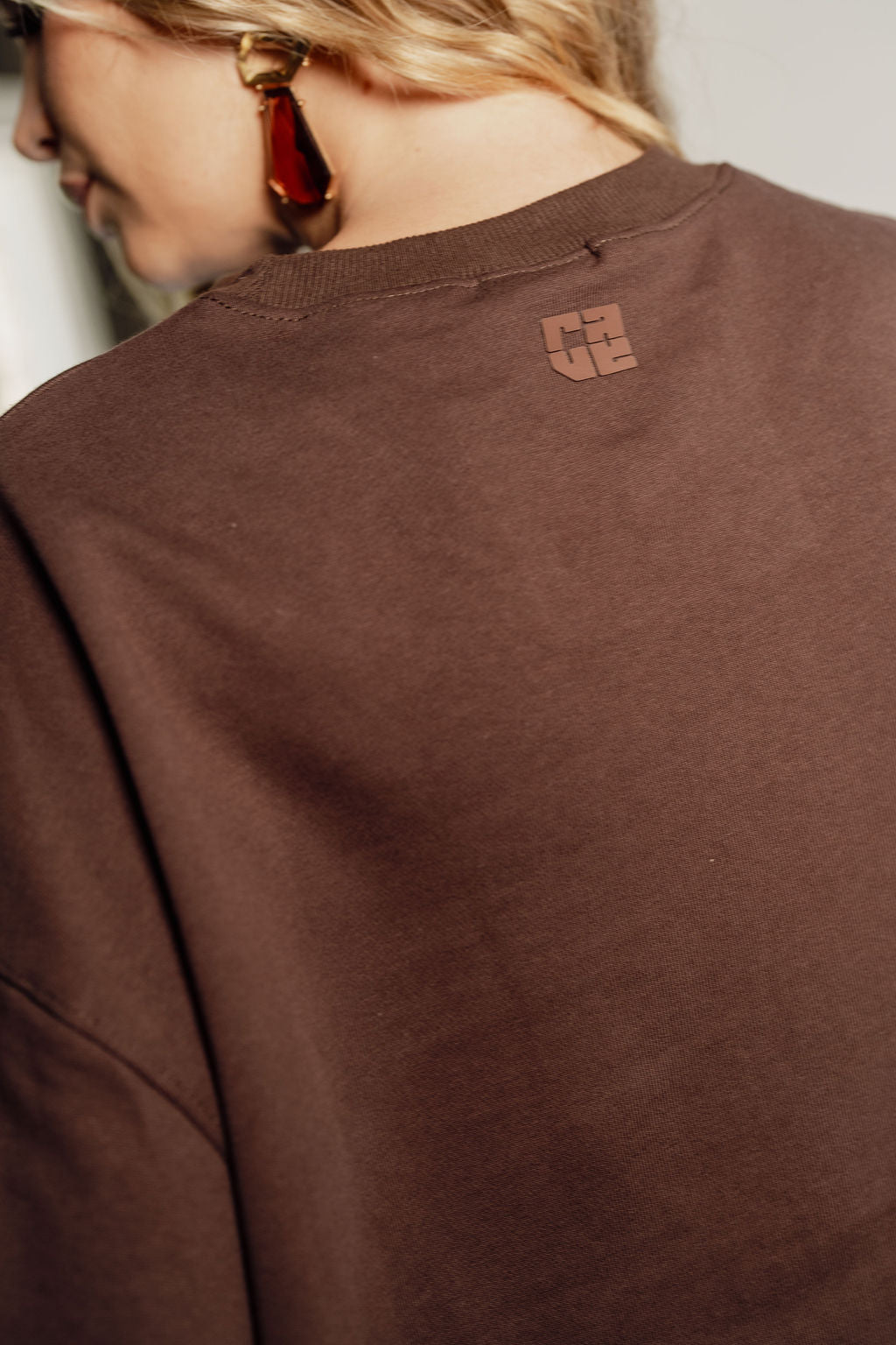 OVERSIZED RAVE - CHOCOLATE CORDUROY PATCH