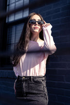 PINK GRAPHIC PRINT TEE