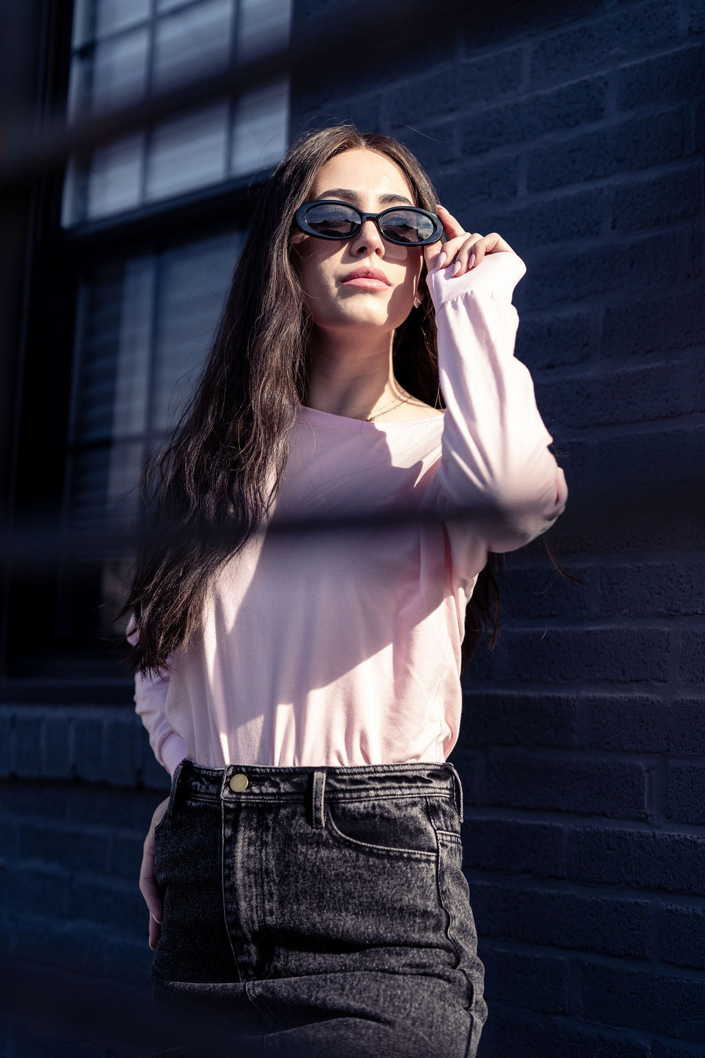 PINK GRAPHIC PRINT TEE