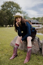 Pointelle cardigan