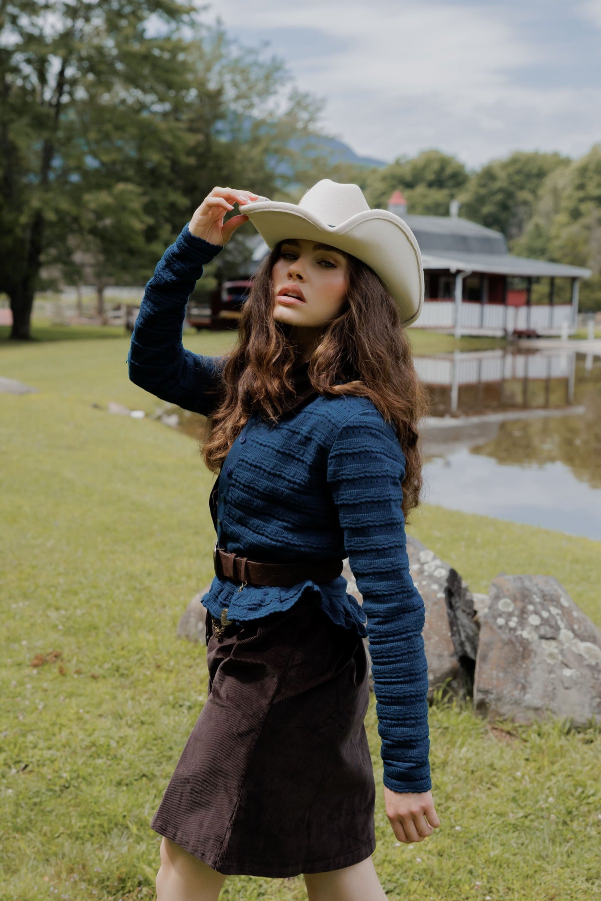 Pointelle cardigan