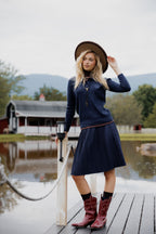 Pleated skirt