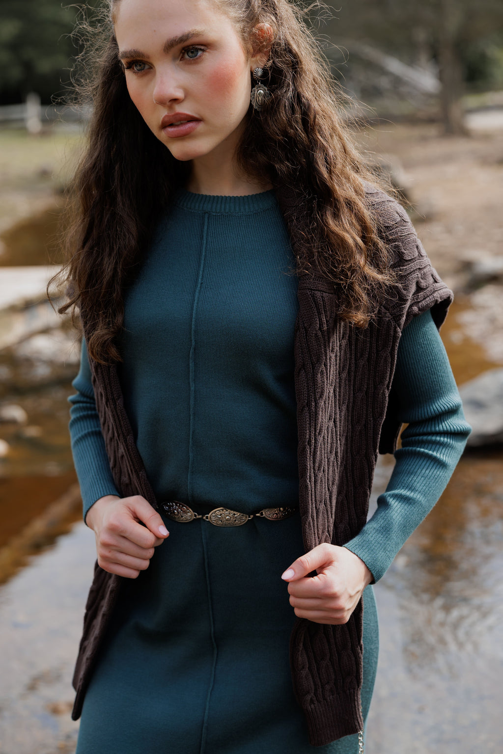 Knitted maxi dress