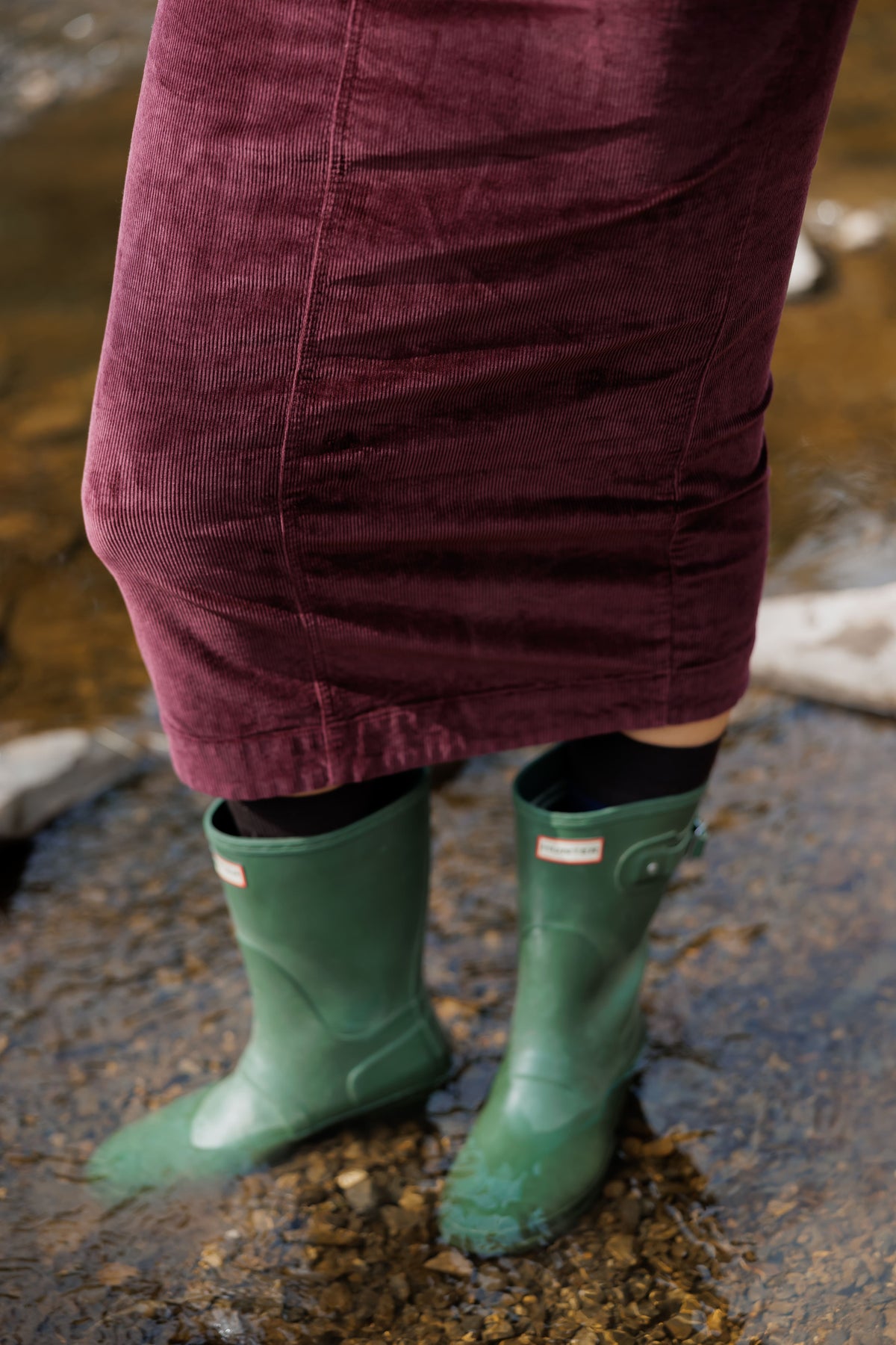 Corduroy skirt