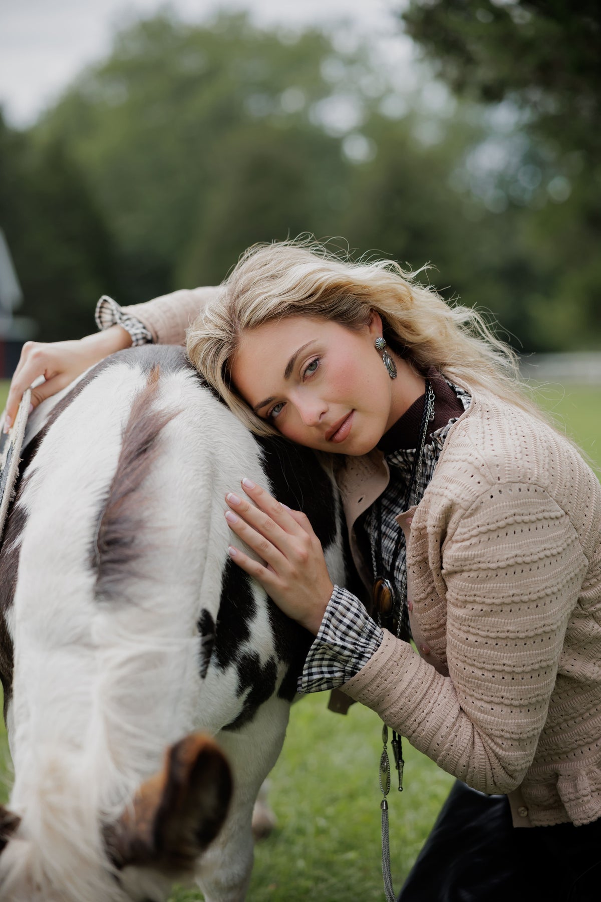 Pointelle cardigan