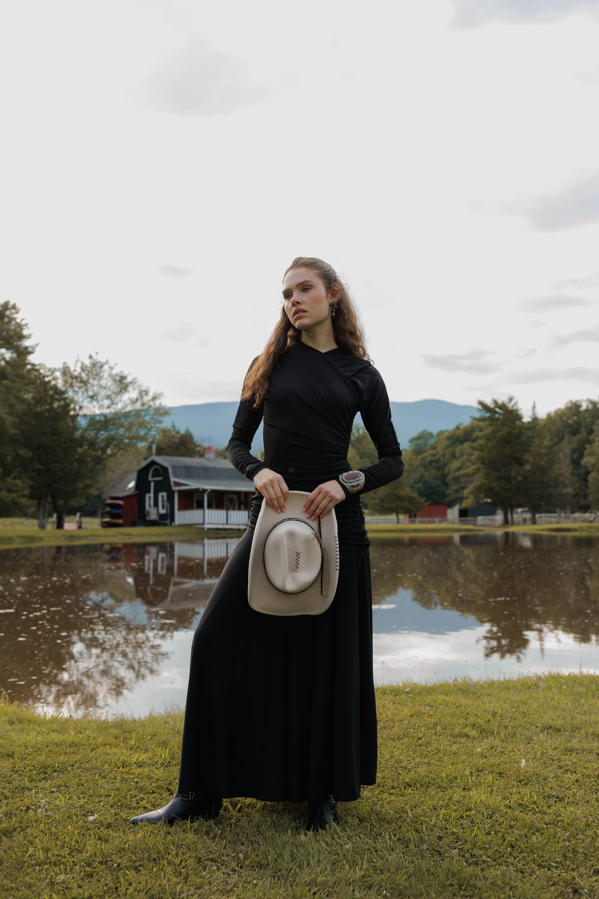 Gathered dress
