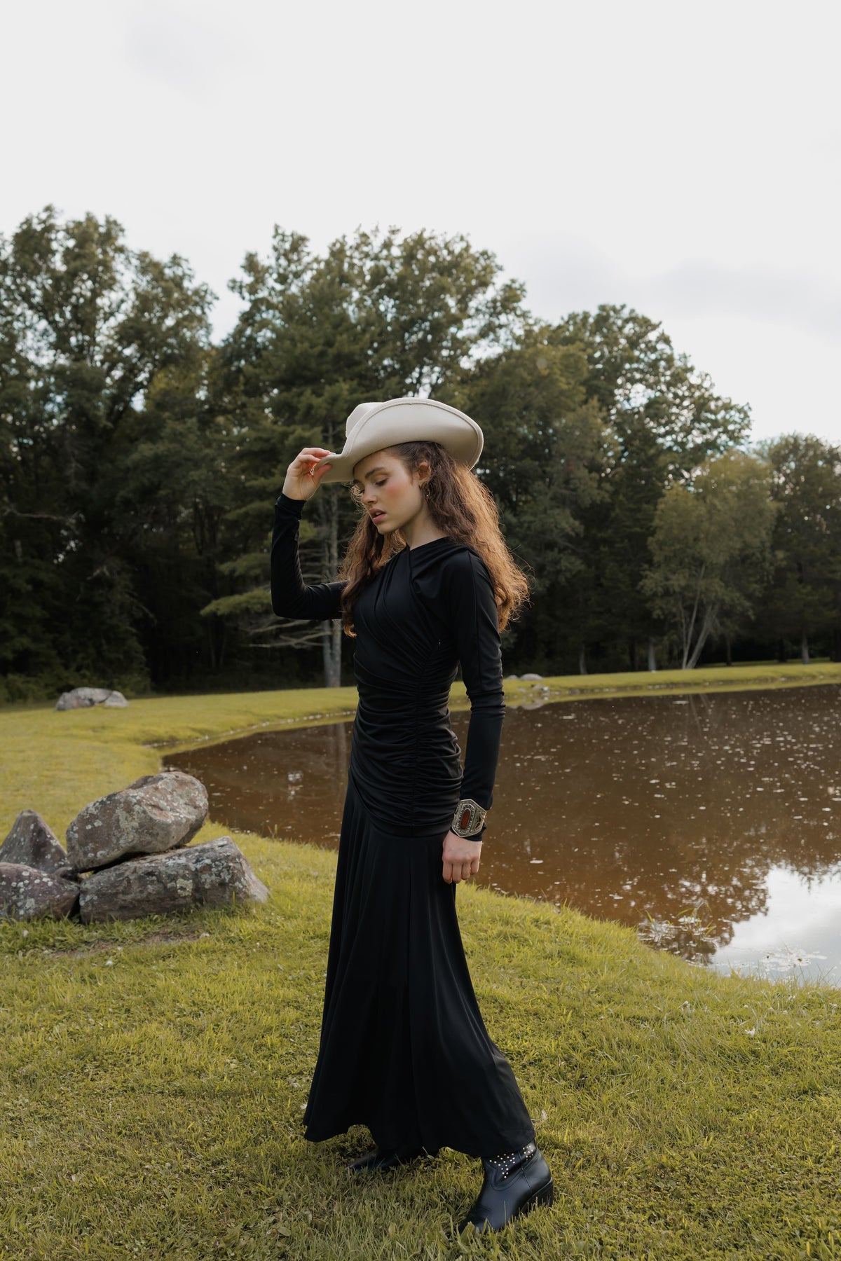Gathered dress