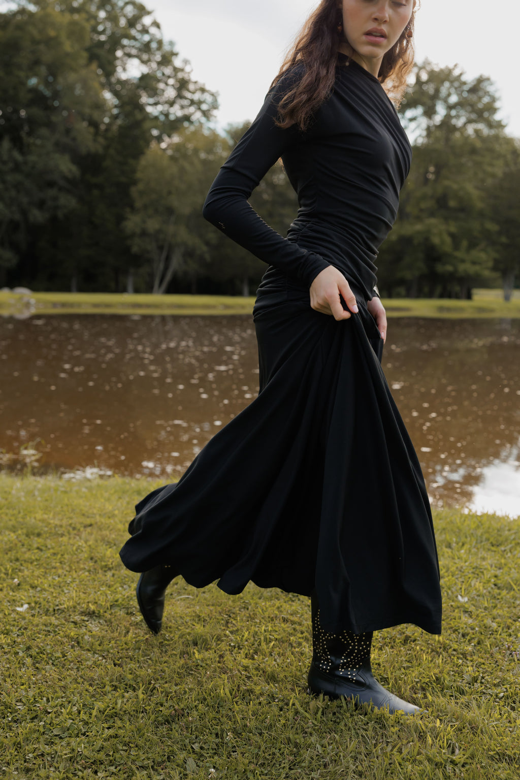 Gathered dress