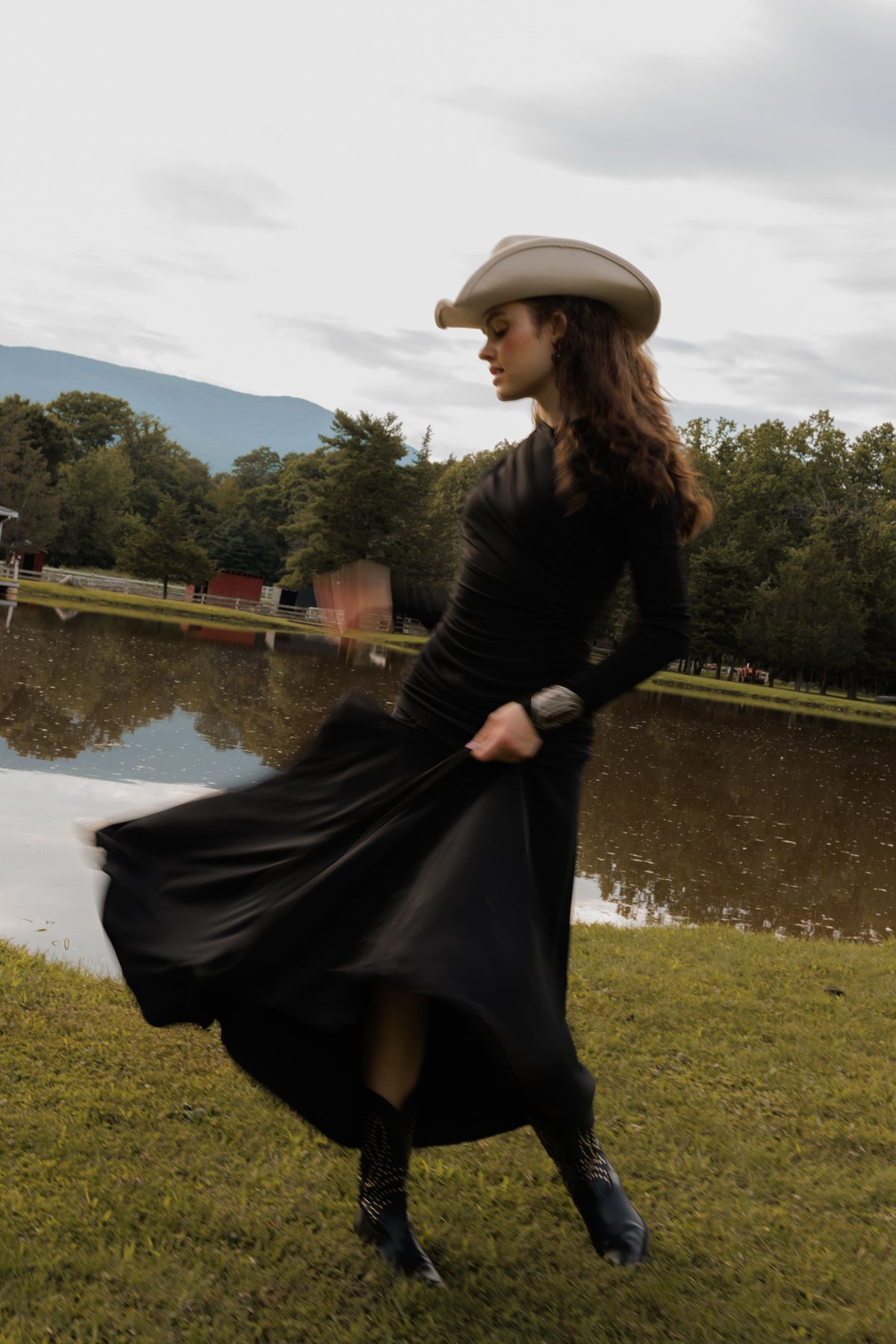 Gathered dress