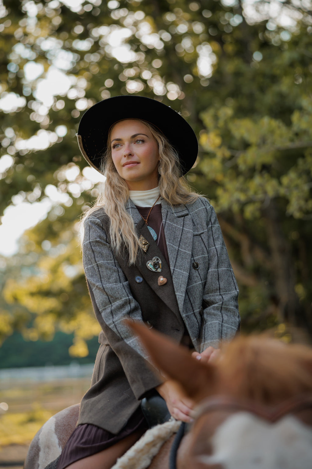 Plaid blazer