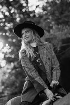 Plaid blazer