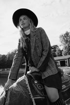 Plaid blazer