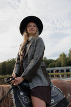 Plaid blazer