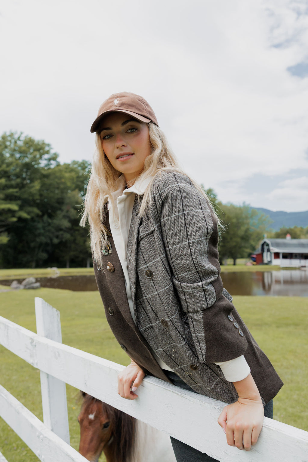 Plaid blazer
