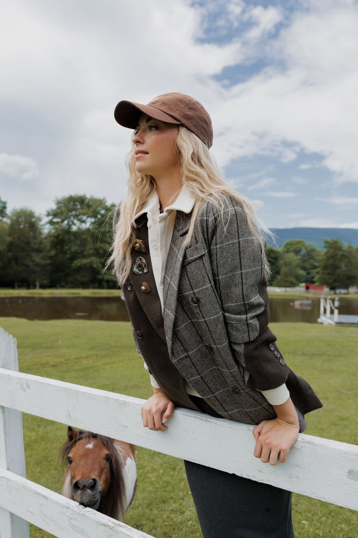 Plaid blazer