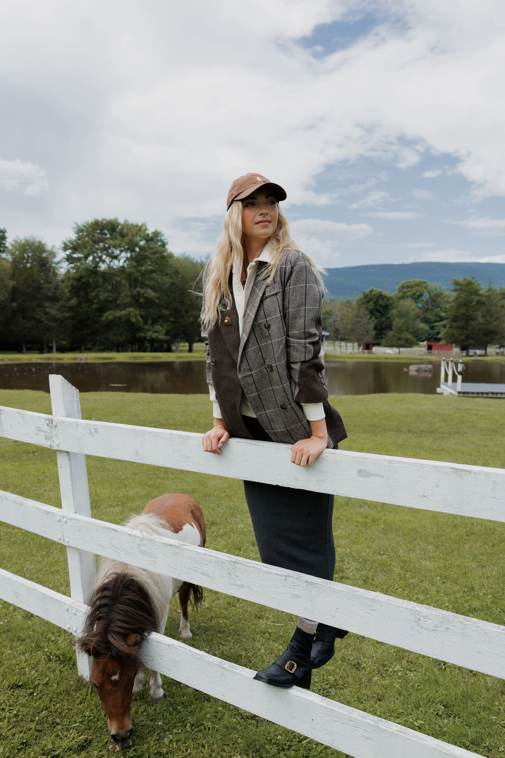 Plaid blazer