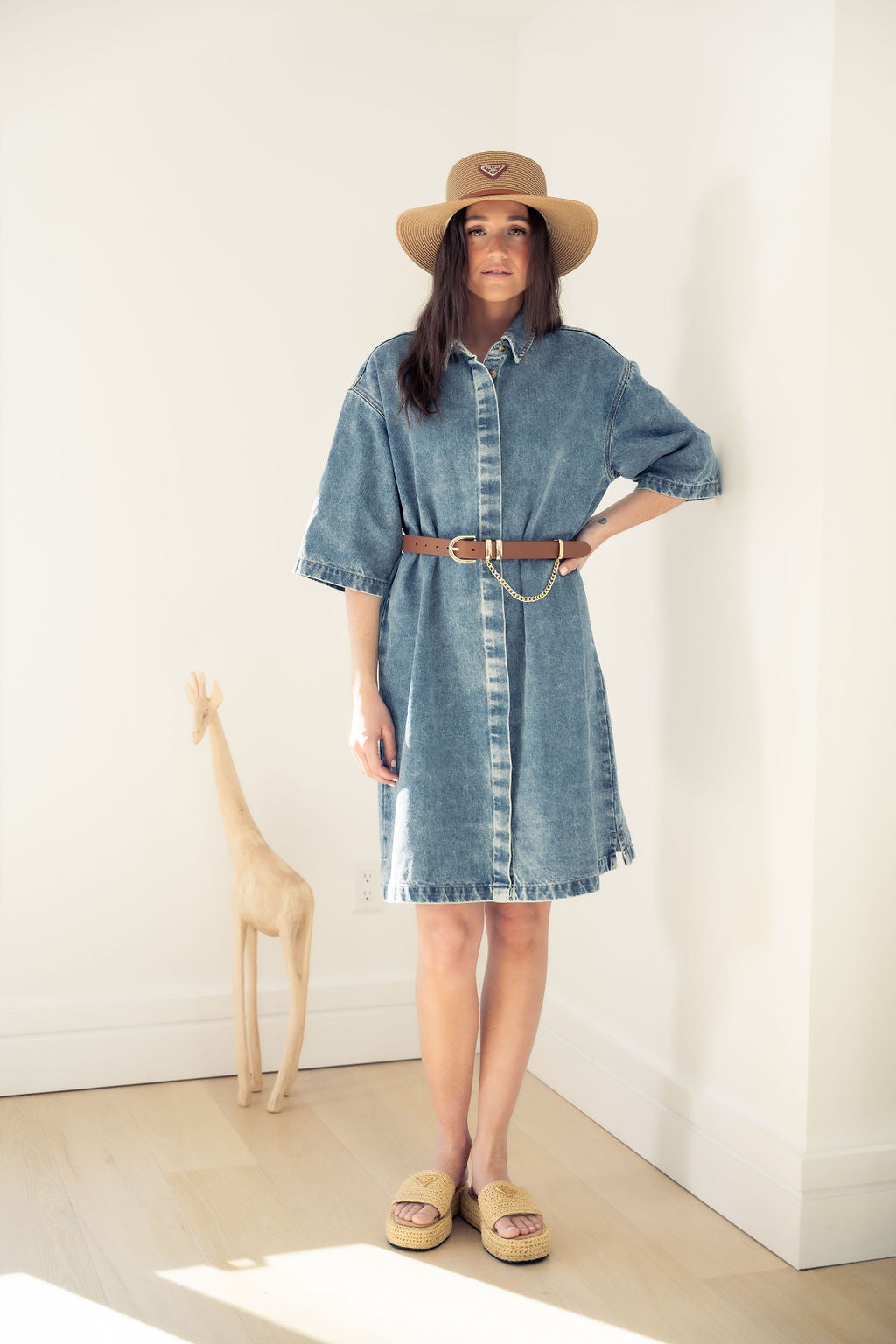 DENIM DRESS