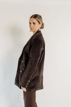 BROWN CORDUROY BLAZER