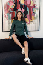 FOREST GREEN TEE WITH LOGO