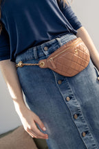 BUTTON DOWN DENIM SKIRT