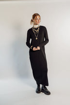 KNITTED MAXI DRESS