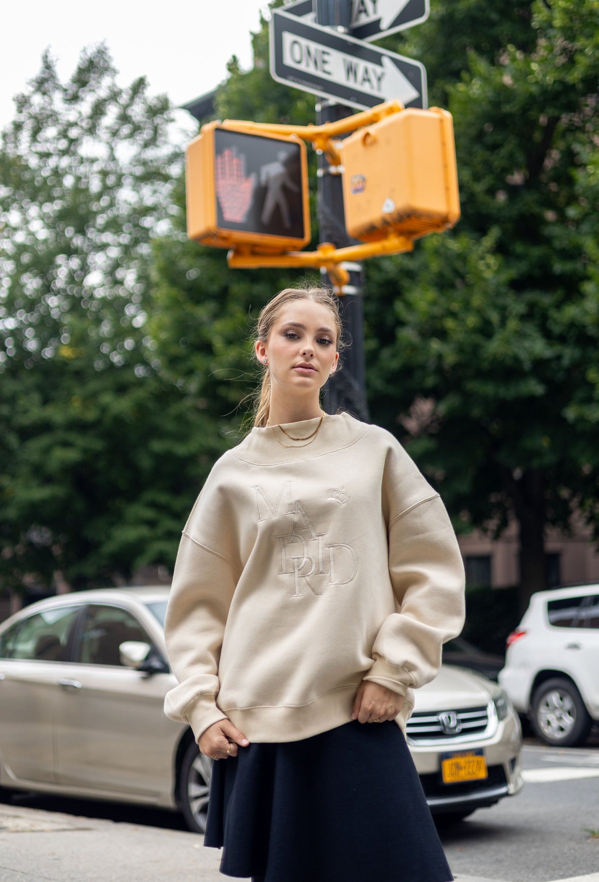 Oversized Madrid Crewneck