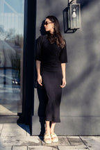 KNOT DETAIL MAXI DRESS