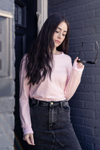 PINK GRAPHIC PRINT TEE