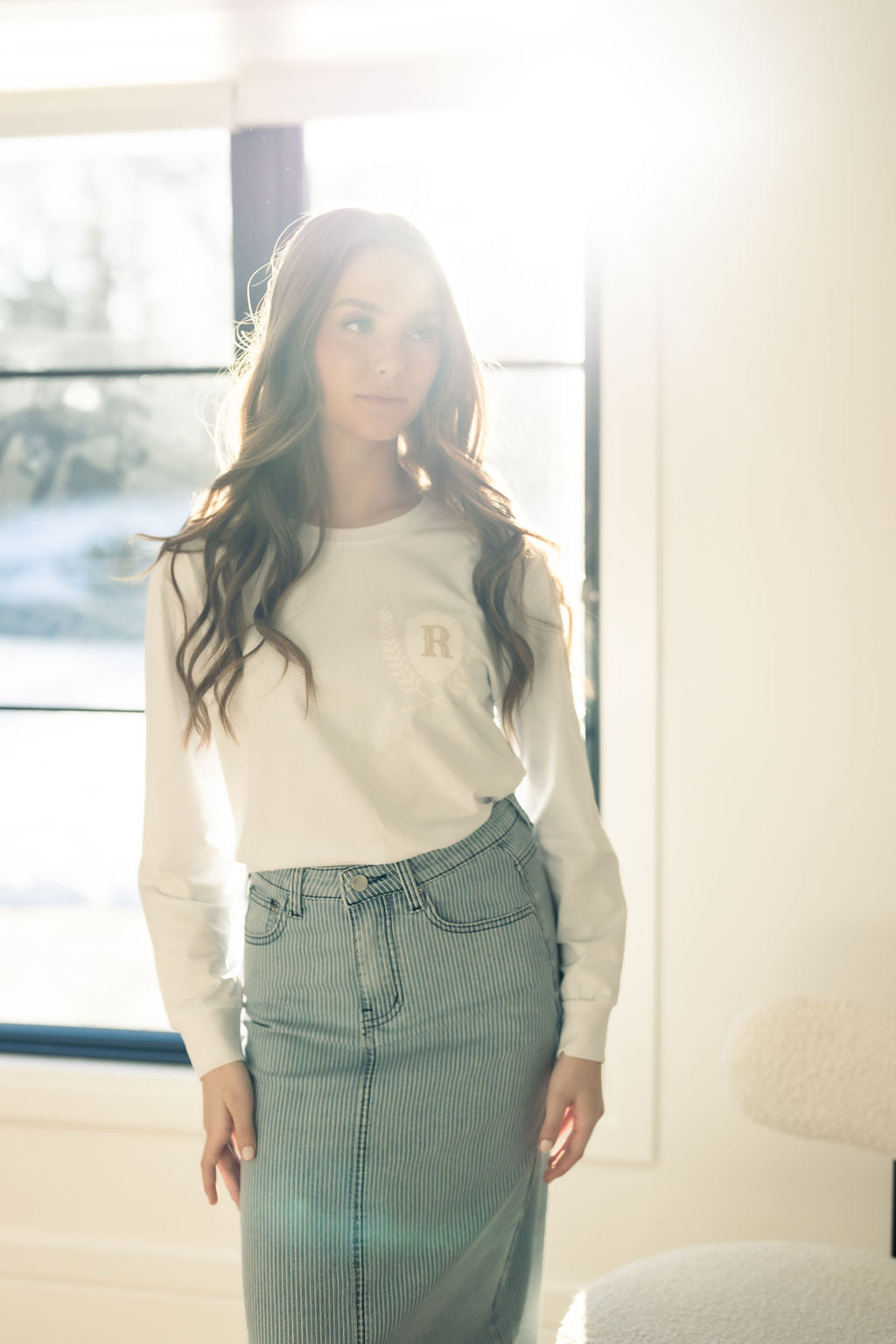 CLASSIC WHITE MONOCHROME TEE