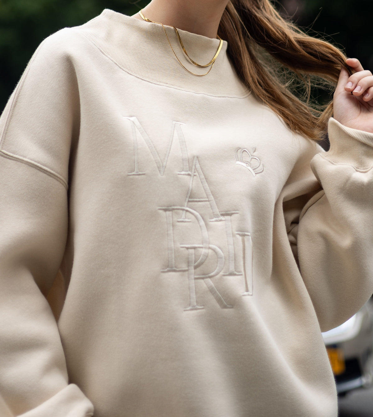 Oversized Madrid Crewneck