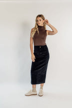 CORDUROY SKIRT