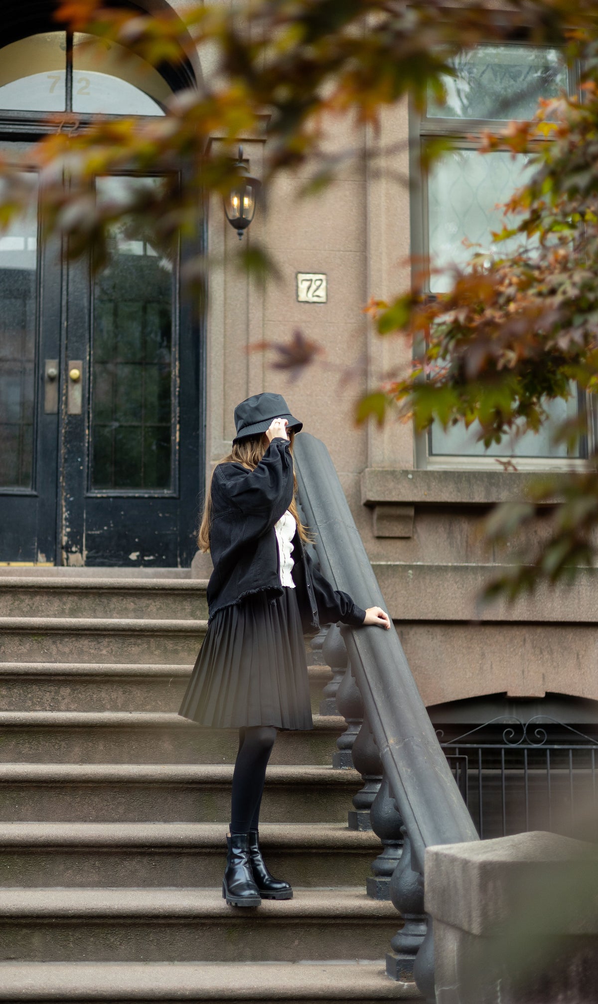 Oversized Black Denim Jacket