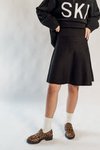Knit circle skirt