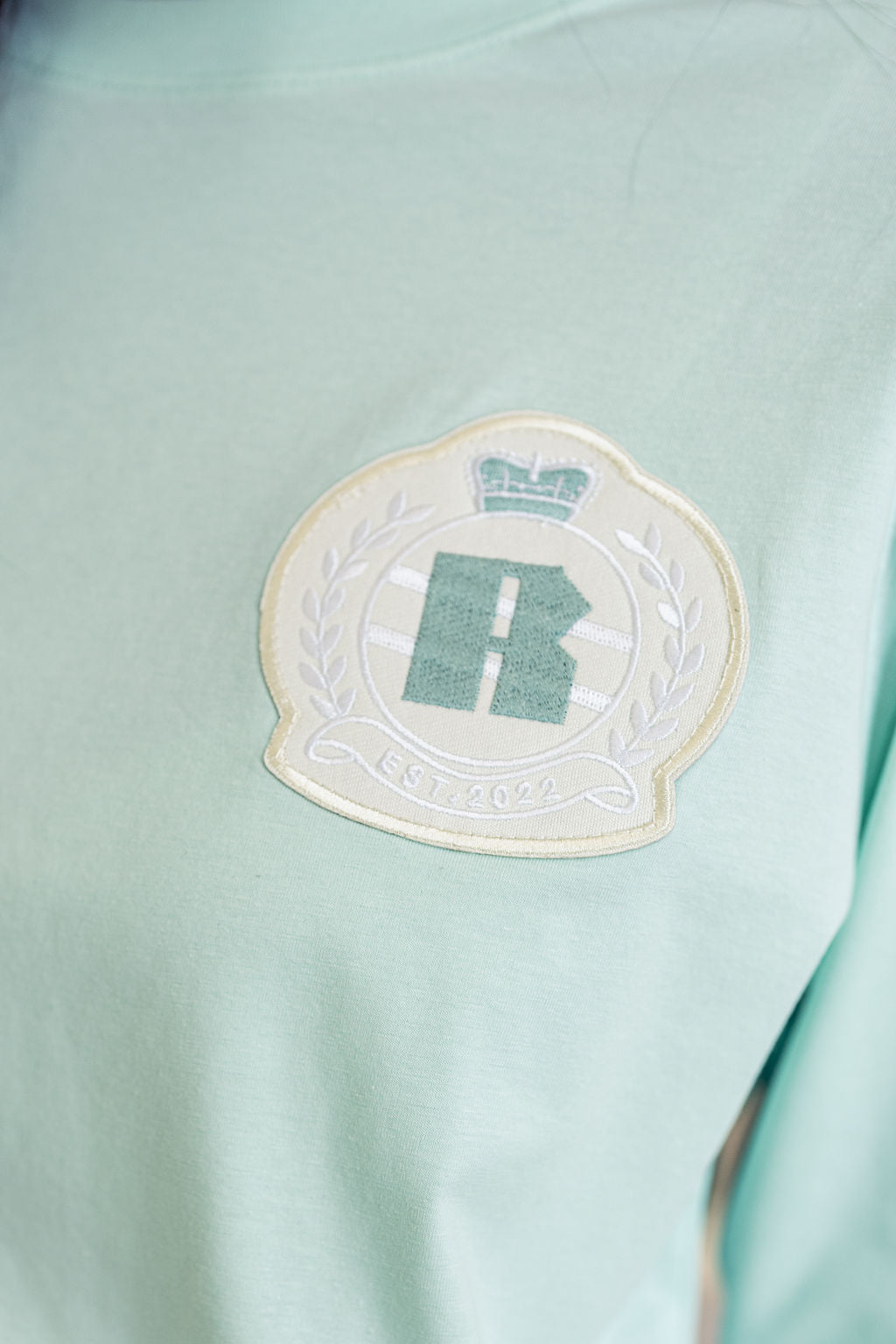 MINT GREEN PATCH TEE