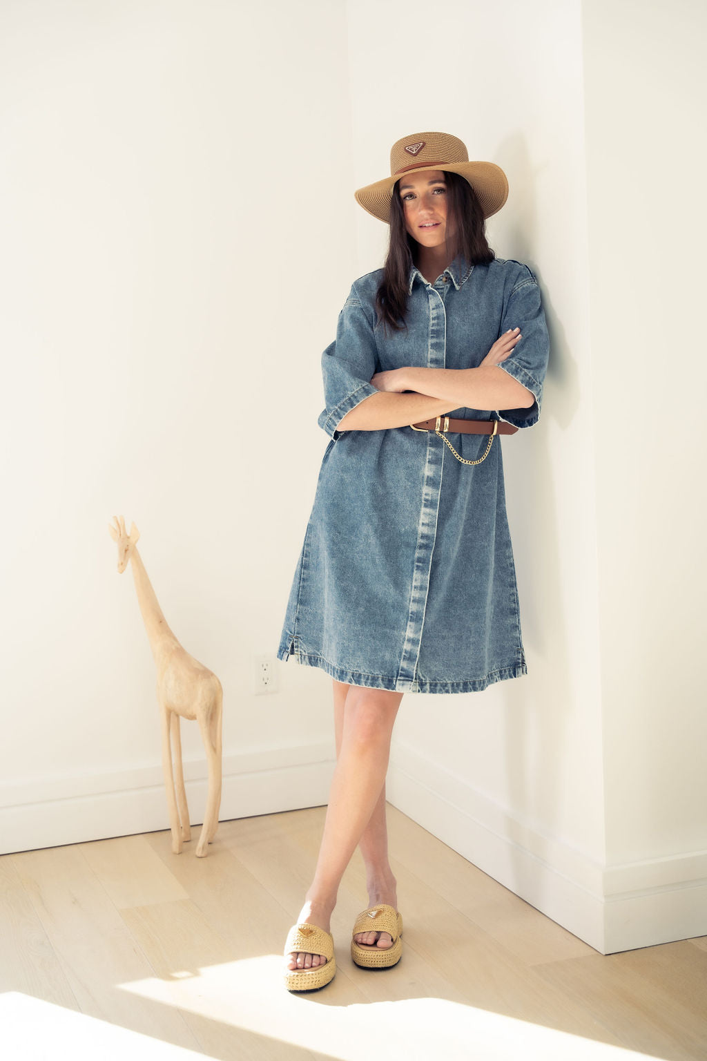 DENIM DRESS