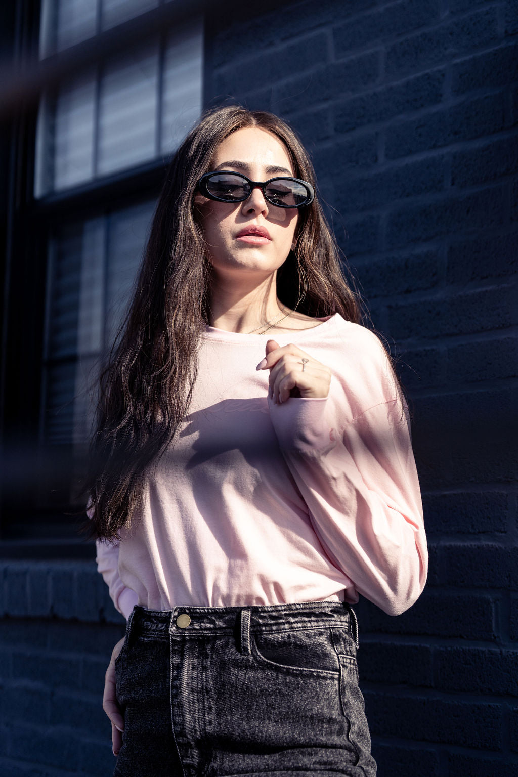 PINK GRAPHIC PRINT TEE