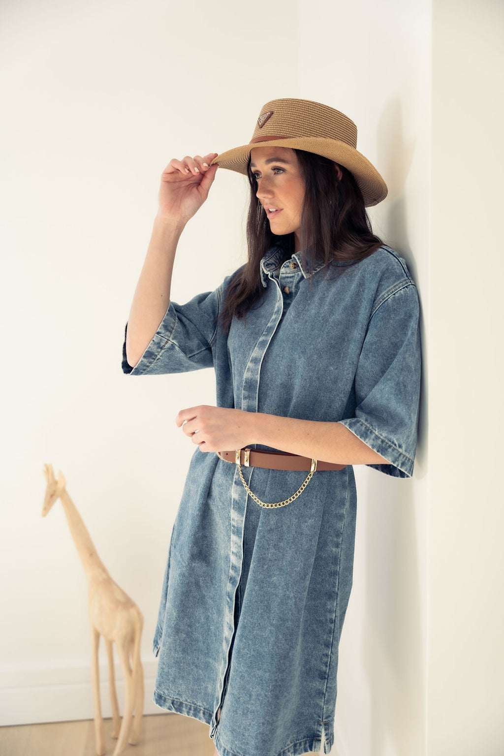 DENIM DRESS