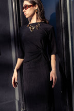 KNOT DETAIL MAXI DRESS
