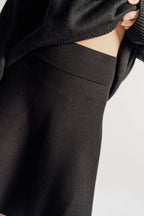 Knit circle skirt