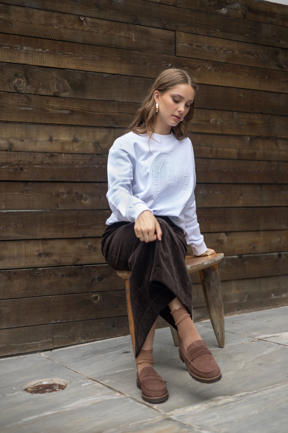 Corduroy Midi Skirt