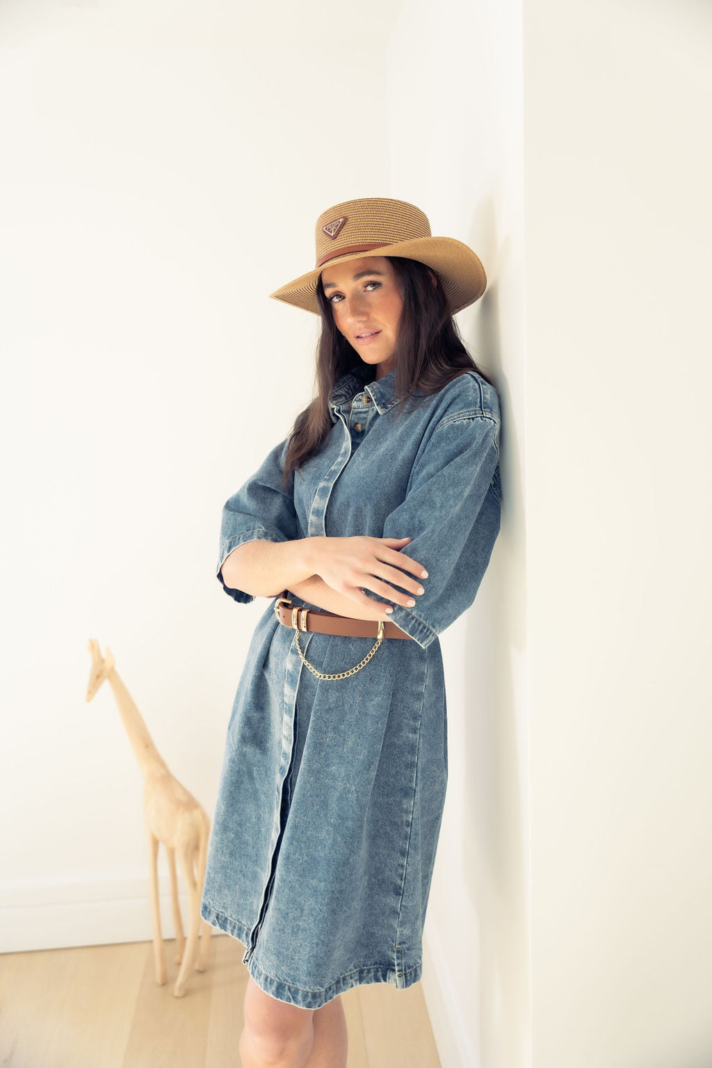 DENIM DRESS