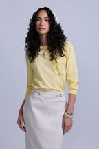 Horsebit Denim Skirt