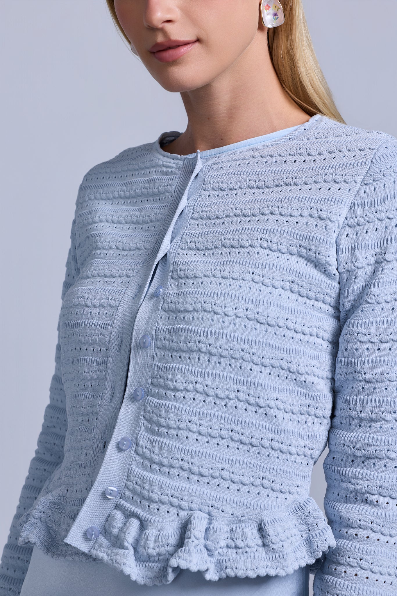 Pointelle Cardigan