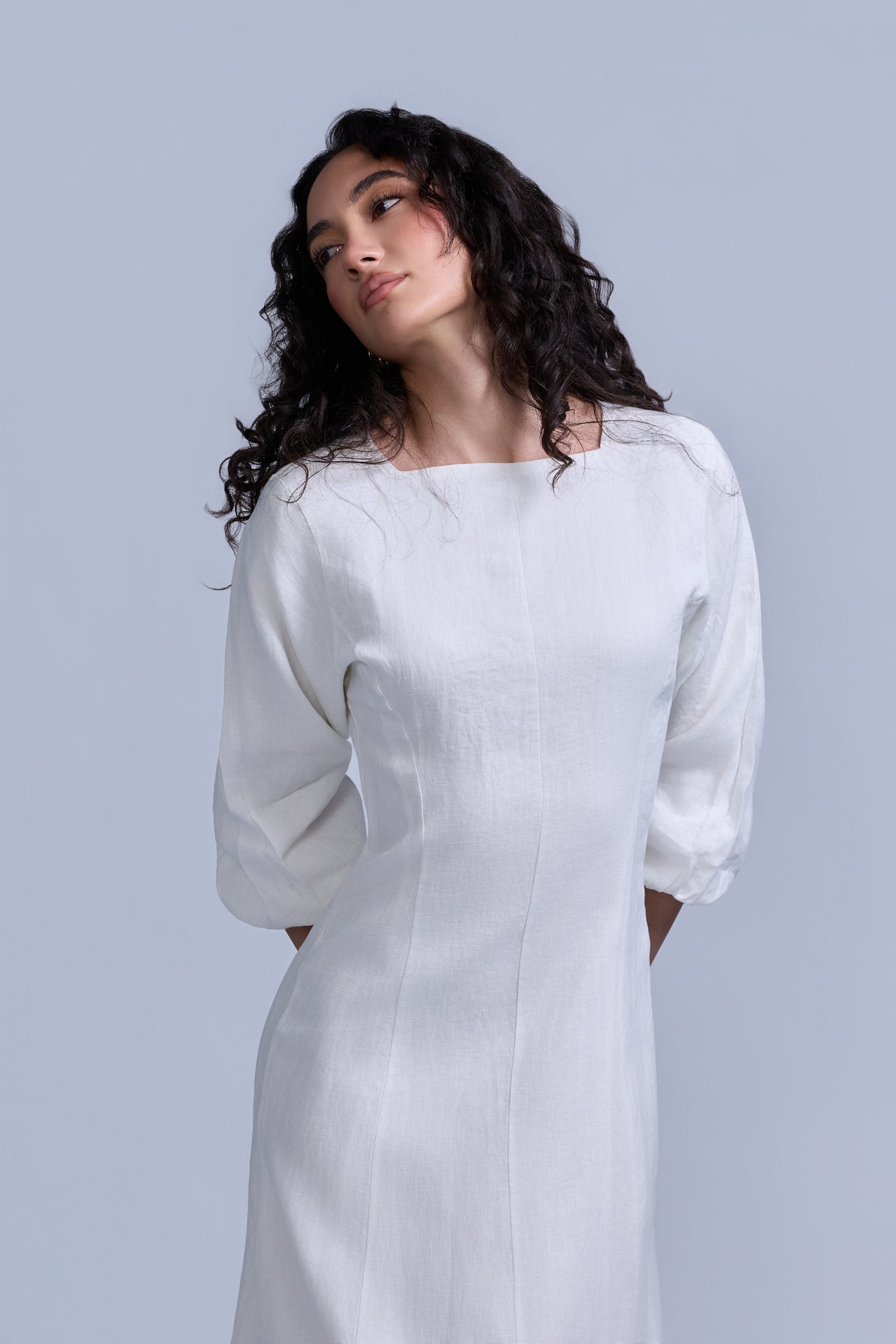 Linen Dress White / XL Linen Dress White / XL