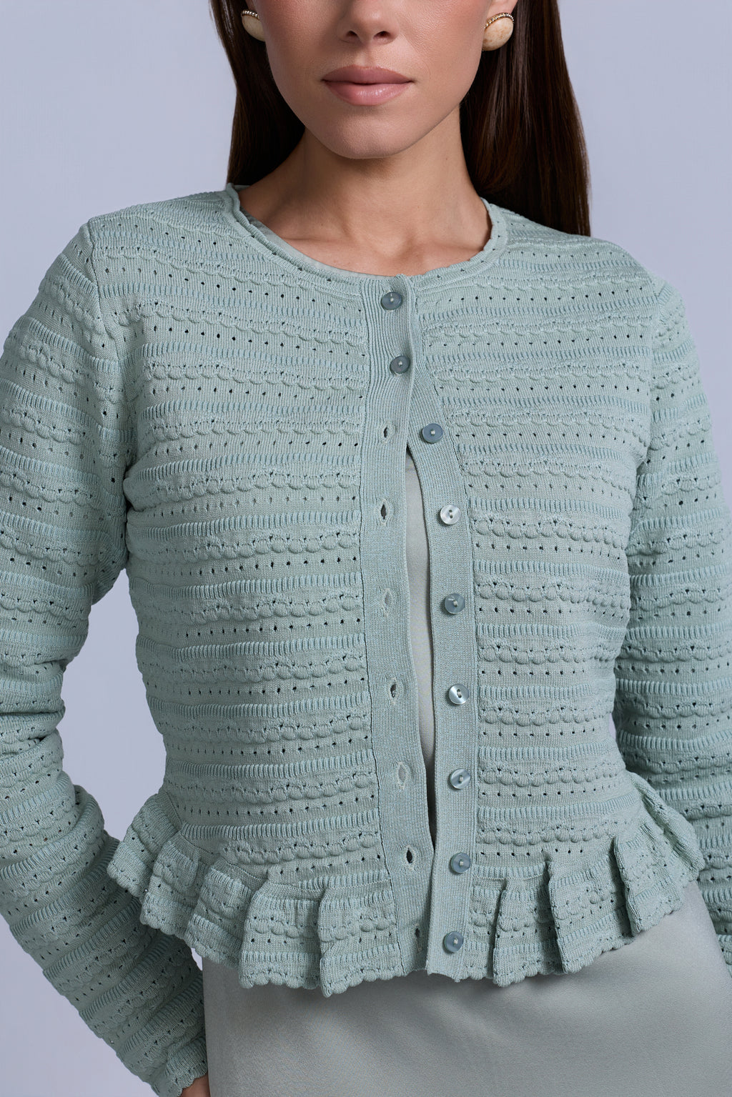 Pointelle Cardigan