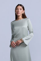 Slip Long Sleeve Dress